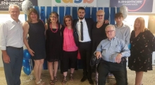 Linda, Yacoub and friends at Yacoub&#039;s high school graduation